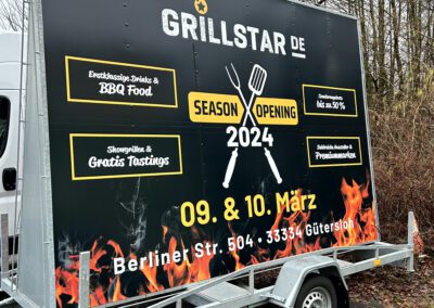 Grillstar Anhaenger Season opening