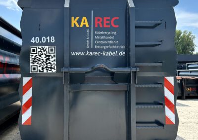 KAREC Entsorgung Mulde hinten