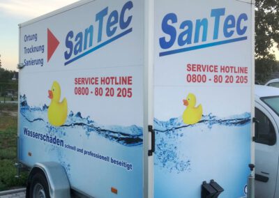 SanTec Wasserschaden Anhaenger