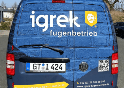 igrek Fugenbetrieb caddy hinten